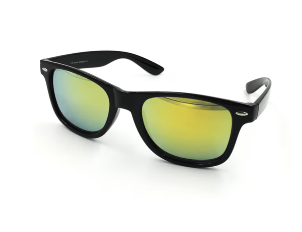 Solbriller med grønt glass - Wayfarer