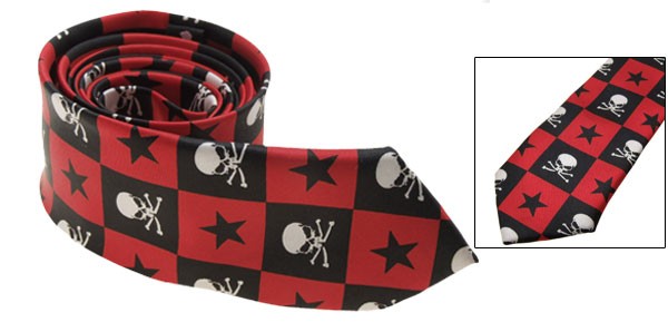 Rockstar slips i rødt og sort