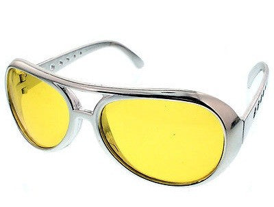 Elvisbriller med gult glass - mrkjekk.no