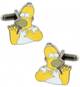 Homer Simpson Mansjettknapper - mrkjekk.no